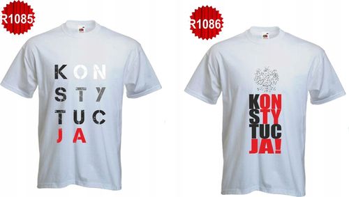 KOSZULKA z nadrukiem KONSTYTUCJA protest twój druk na Arena.pl