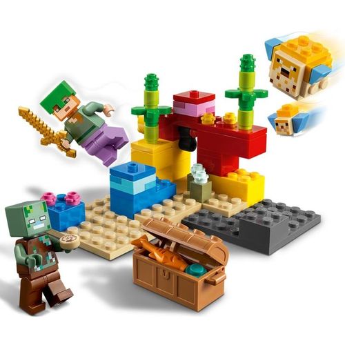 Lego Minecraft Rafa Koralowa 21164 na Arena.pl