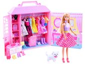 lalka anlily  + domek szafa z ubraniami + akcesoria  | za2228