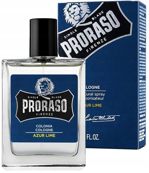Proraso Eau de Cologne woda kolońska Azur Lime 100 . zdjęcie 1