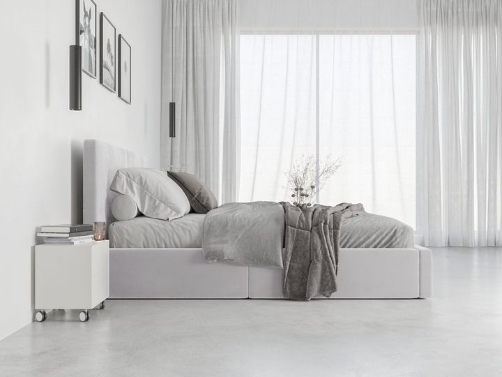 Łóżko 160x200 Tapicerowane Hilton + stelaż zdjęcie 2