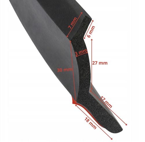 Toyota Yaris XP130 Hatchback 11-20 - Listwa Spojler Dokładka Zderzaka na Arena.pl