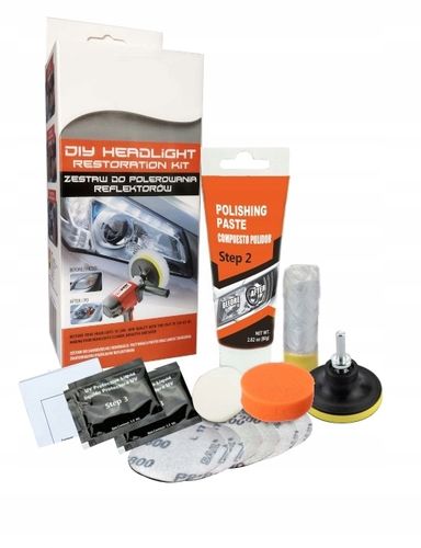 Zestaw do polerowania Regeneracji reflektorów Lamp na Arena.pl