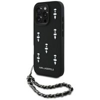 Etui Karl Lagerfeld do iPhone 16 Pro, Czarny