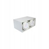 2X Lampa Sufitowa Blocco Biały 2x7W GU10 Led