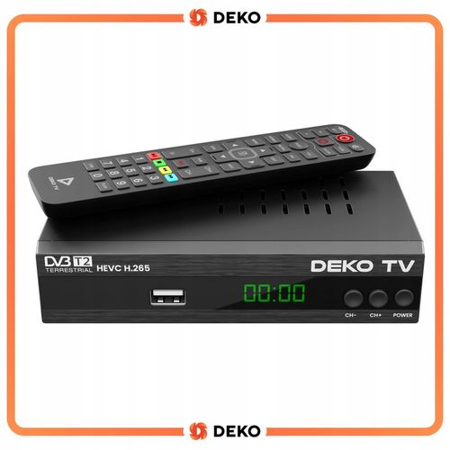 Tuner Dekoder DVB-T2 DekoTV PRO2 Telewizji Naziemnej HEVC H.265 DEKO na Arena.pl