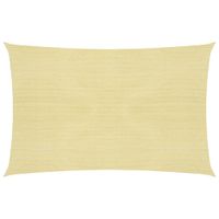 Żagiel przeciwsłoneczny, 160 g/m², beżowy, 2x3 m, HDPE