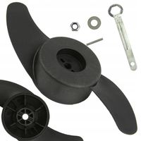ŚRUBA NAPĘDOWA DO SILNIKA ZABURTOWEGO ELEKTRYCZNEGO ZESTAW 255mm 2-łopatki