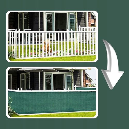 SIATKA CIENIUJĄCA 1,5x10m MASKUJĄCA 62% OSŁONA MATA NA OGRODZENIE PŁOT +UV na Arena.pl