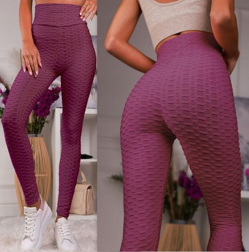 Legginsy KARBOWANE ANTYCELLULITOWE PUSH UP kolory S/M na Arena.pl