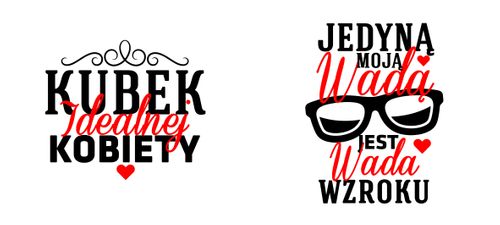 Kubek dla niej Kubek dla kobiety  Jedyną moją wadą jest wada Wzroku - 330 ml - biały na Arena.pl