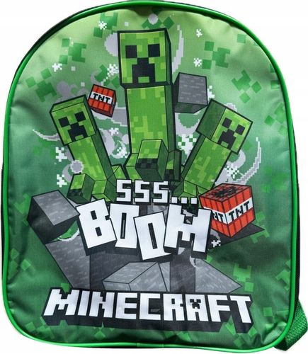 MINECRAFT PLECAK PRZEDSZKOLNY CREEPER BOOM TNT na Arena.pl