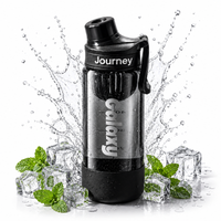 butelka na wodę z uchwytem, sportowy bidon z miarką 800ml galaxy czarny,