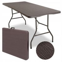 STÓŁ CATERINGOWY TURYSTYCZNY BANKIETOWY SKŁADANY OGRODOWY WALIZKA 180 cm