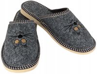 Kapcie Filcowe Polskie Domowe Góralskie Pantofle laczki damskie ciapy