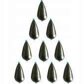 Ołów CIĘŻAREK ŁEZKA Z IGIELITEM OLIWKA 12 g