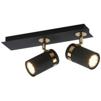 Lampa sufitowa reflektorowa Verano SPL-2031-2 Italux podwójna czarna