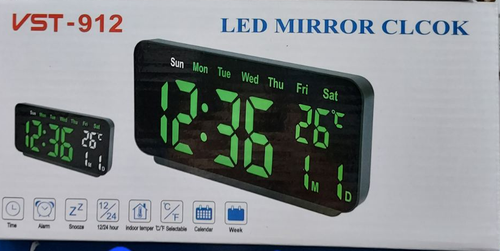 Budzik elektroniczny stojący, duże cyfry VST-912 na Arena.pl