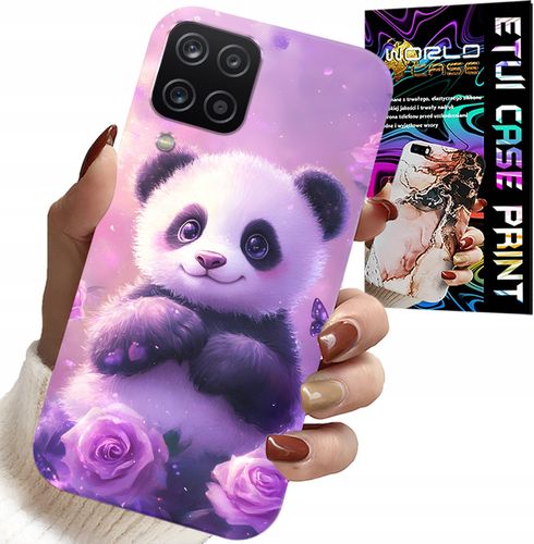 ETUI DO SAMSUNG A12 / M12 - SŁODKA PANDA WZORY DLA DZIECI + SZKŁO na Arena.pl
