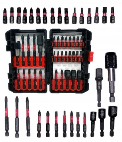 Zestaw utwardzanych bitów udarowych do wkrętarek 1/4 31el. AKU TOOLS na Arena.pl