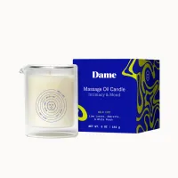 dame products świeca olejkowa wild lust lime do masażu, 120g