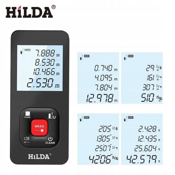 Dalmierz HILDA HD-S50 50M Miernik Odległości Cyfrowy Laserowy Akumulatorowy zdjęcie 10