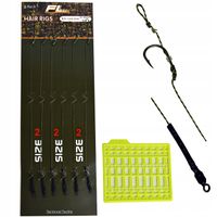 PRZYPON KARPIOWY Z WŁOSEM PLECIONKA HAK rozm. 2