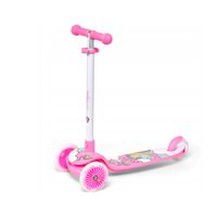 Hulajnoga Raven trójkołowa Laviana White Pink 120/100mm z kółkami LED