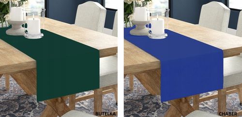 BIEŻNIK OBRUS GŁADKI MATOWY 40x220 KOLORY na Arena.pl