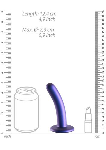 smooth silicone g-spot dildo - 5'' / 12 cm na Arena.pl