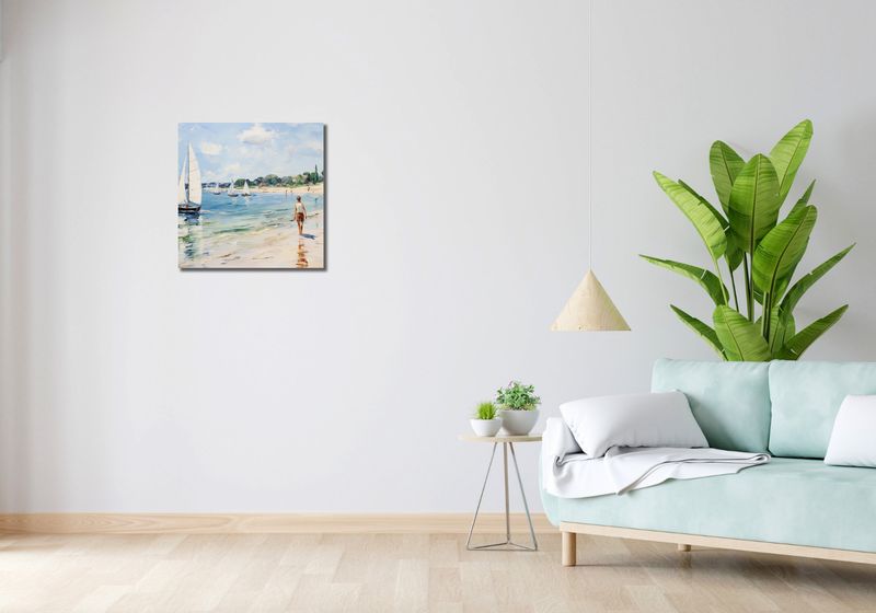 Obraz 50x50cm Życie na Brzegu zdjęcie 2