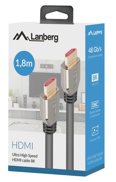Najlepszy kabel HDMI PREMIUM UHD 8K, 4K-240Hz 1,8m zdjęcie 3
