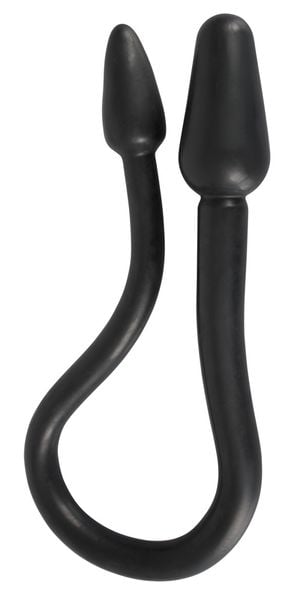 Podwójne dildo Double Plug Black 78 cm zdjęcie 2