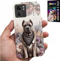 ETUI DO MOTOROLA EDGE 40 - PSIE RASY PSIE WZORY POKROWIEC + FOLIA
