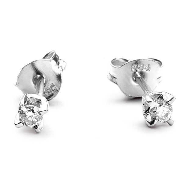 Emaga Złote kolczyki KBD0632 - Diament zdjęcie 1