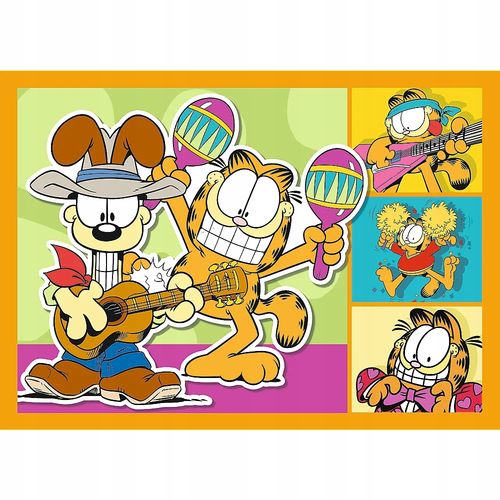 puzzle 4w1 garfield kocha lazanię 34673 na Arena.pl
