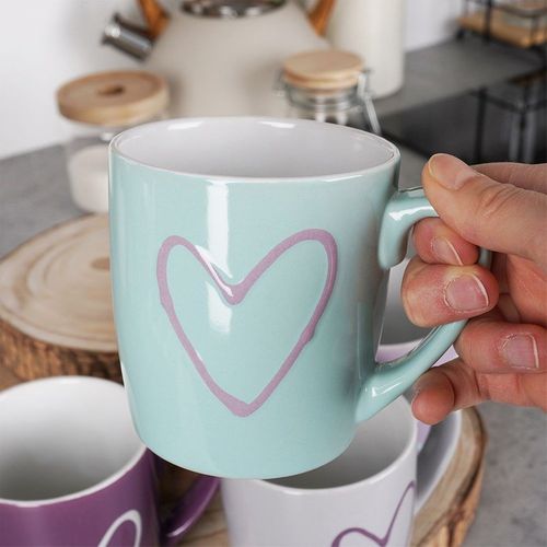 Kubki ceramiczne 350 ml 4 szt. na Arena.pl