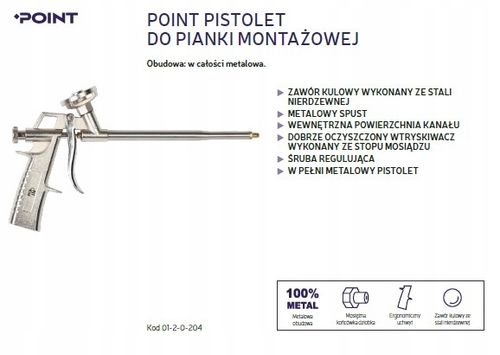 Pianka PUR do ociepleń izolacji natrysku 850ml x 2+ pistolet +czyścik 500ml na Arena.pl