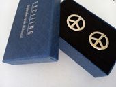 Spinki do mankietów koszuli srebrny Skorpion