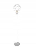 KARO L lampa podłogowa 1xE27 szara druciana s-1322/1 GR
