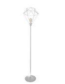 KARO L lampa podłogowa 1xE27 szara druciana s-1322/1 GR