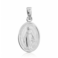 SREBRNY MEDALIK MATKA BOSKA CUDOWNA PRÓBA SREBRA 925