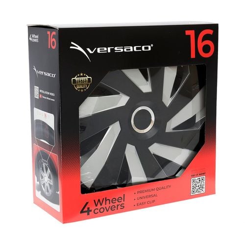 Kołpaki Vector RC black / silver 16", 4 szt. na Arena.pl