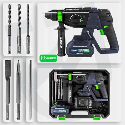 WIERTARKA MŁOTOWIERTARKA AKUMULATOROWA 20V MŁOT UDAROWY 1000 W MOCNA na Arena.pl