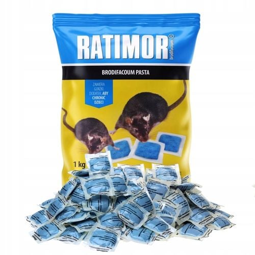 RATIMOR Trutka na szczury i myszy pasta - Trucizna Brodifakum 29ppm na Arena.pl