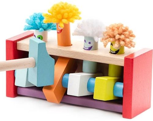 SKACZĄCE KLAUNY GRA EDUKLACYJNA DREWNIANY MŁOTEK na Arena.pl