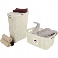 Curver 193010 kosz na bieliznę Natural Style, 40L