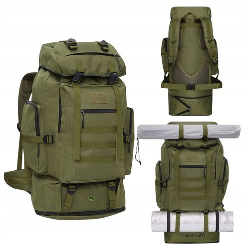 Plecak Wojskowy Taktyczny Turystyczny Sportowy Pojemny Zielony Duży 100 L na Arena.pl