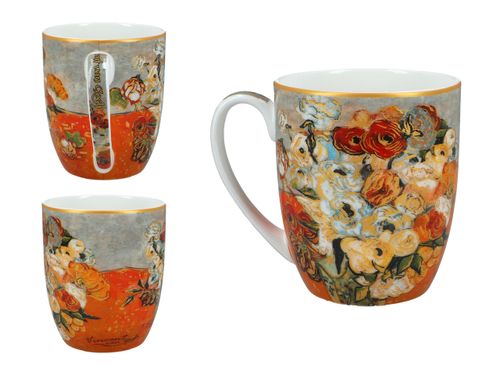 Kpl. 2 kubków - V. van Gogh, Róże i zawilce (CARMANI) na Arena.pl