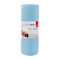 Prześcieradło JERSEY 100% bawełna z gumką GRUBE 80x160